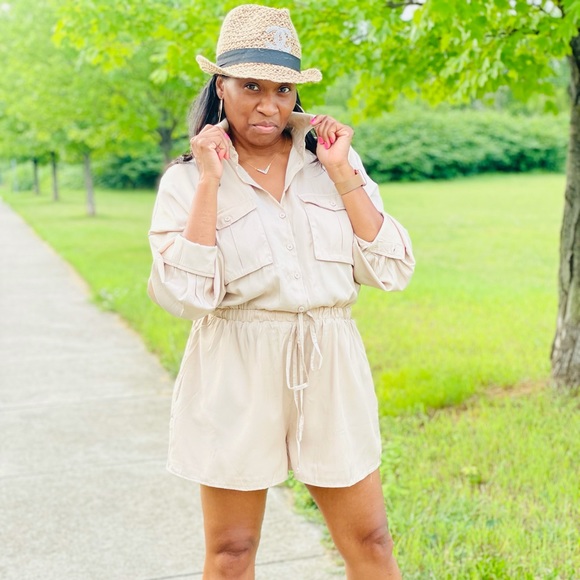 Pants - #25 Khaki Romper